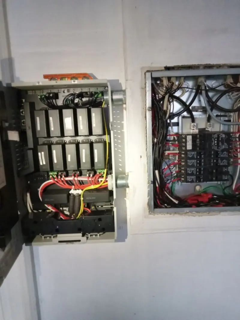 Electrical panel upgrade completed for Indoor Lighting Installation in Tunkhannock